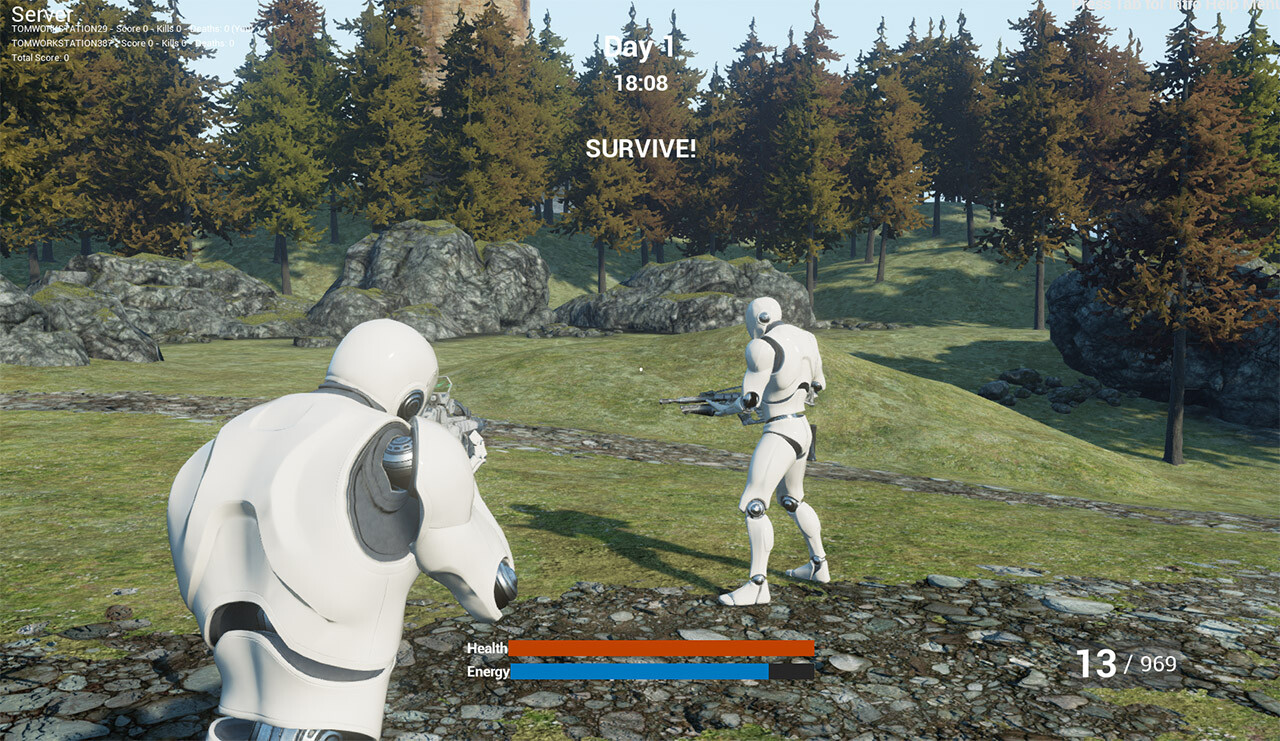 unreal engine ue4 survival person sample third tutorial games coop section carry final unrealengine around introduces です section6 samples